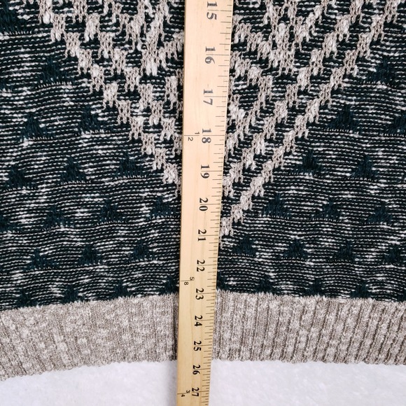 Method Knit Sweater 2X Vintage Made In Korea V Neck Geometric Pattern Pullover - Picture 7 of 7